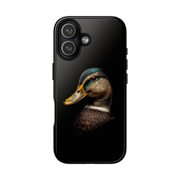 Maxcorners Mallard Duck iPhone Case, Duck Hunting Phone Case, Duck Head Phone Case, Tough Case
 Full Wrap Phone Case LM0812