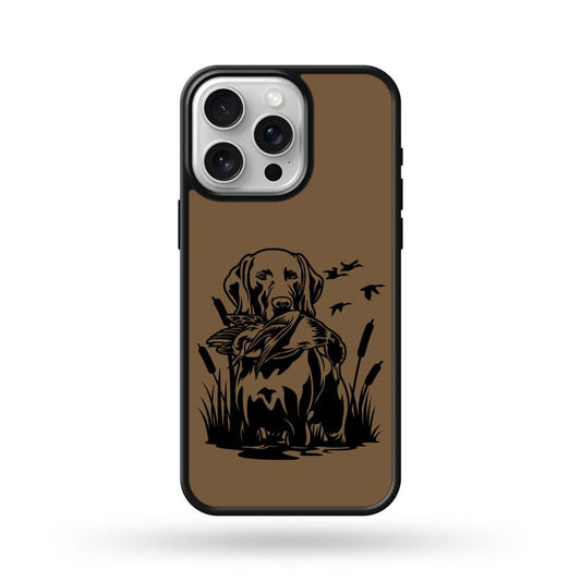 Maxcorners Brown Lab Duck Hunting Dog Phone Case
 LM0812