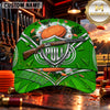 Maxcorners Crossed Shotguns Target Shield Trap Shooting Personalized Name 3D Cap