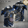 Maxcorners Darts Shirts Grim Reaper Dartboard Hooded Skull Artwork Multiple Options Personalized Name, Team Name 3D Shirt