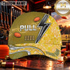 Maxcorners PULL Lightning Bolt Trap Shooting Personalized Name 3D Cap