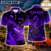 Maxcorners Dragon Mythical Flame Multiple Options Personalized Name, Team Name 3D Shirt