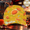 Maxcorners Flying Clay Targets Blue Camouflage Trap Shooting Personalized Name 3D Cap