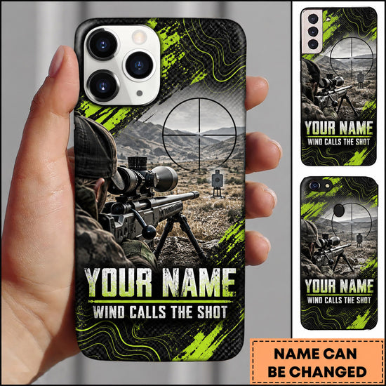 Maxcorners Long Range Shooting Wind Calls The Shot Personalized Name 3D Phone Case