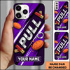 Maxcorners Crossed Shotgun Target Blue Shooting Sports Personalized Name Trap Shooting Phone Case