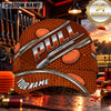 Maxcorners Metallic PULL Honeycomb Trap Shooting Personalized Name 3D Cap