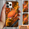 Maxcorners Electric Clay Explosion Blue Target Shooting Personalized Name Trap Shooting Phone Case
