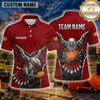 Maxcorners Clay Shooting Lightning Storm Target Multiple Options Personalized Name, Team Name 3D Shirt