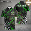 Maxcorners Darts Shirts Dartboard Dynamic Scratch Sport Pattern Multiple Options Personalized Name, Team Name 3D Shirt