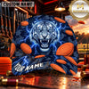 Maxcorners Roaring Tiger Clay Targets Clay Shooting Personalized Name 3D Cap