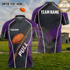 (5 Colors) Maxcorners Trap Shooting PULL Clay Target Shotgun Geometric Panel Multiple Options Personalized Name, Team Name 3D Shirt
