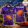 Maxcorners Clay Shooting Lightning Target Pattern Multiple Options Personalized Name, Team Name 3D Shirt