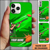 Maxcorners Blue Dynamic Shooter Pull Clay Target Personalized Name Trap Shooting Phone Case