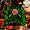Maxcorners Crossed Shotguns Geometric Target Trap Shooting Personalized Name 3D Cap