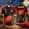 Maxcorners Clay Shooting Target Crosshair Multiple Options Personalized Name, Team Name 3D Shirt