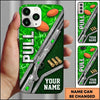 Maxcorners Vertical Shotgun Typography Pull Clay Target Personalized Name Trap Shooting Phone Case