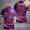 Maxcorners Bowling Crazy Team Funny Quote Multiple Options Personalized Name, Team Name 3D Shirt