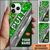 Maxcorners 12 Gauge Shooting Badge Pull Clay Target Personalized Name Trap Shooting Phone Case