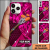 Maxcorners Camo Clay Shotgun Pull Clay Target Personalized Name Trap Shooting Phone Case