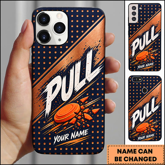 Maxcorners Trap Shooting Dynamic Pull Clay Target Personalized Name 3D Phone Case