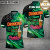 Maxcorners Bowling Crazy Team Funny Quote Multiple Options Personalized Name, Team Name 3D Shirt