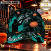 Maxcorners Night Shooter Silhouette Trap Shooting Personalized Name 3D Cap