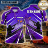 Maxcorners Clay Shooting Dynamic Sports Stripes Multiple Options Personalized Name, Team Name 3D Shirt