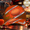 Maxcorners Geometric Clay Target Stripes Trap Shooting Personalized Name 3D Cap