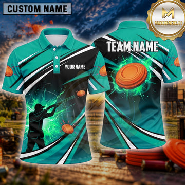 Maxcorners Skull Winged Lightning Multiple Options Personalized Name, Team Name 3D Shirt