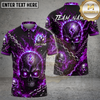Maxcorners Bowling Electric Skull Storm Multiple Options Personalized Name, Team Name 3D Shirt