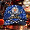 Maxcorners Metallic PULL Shotgun Target Trap Shooting Personalized Name 3D Cap