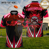 Maxcorners Shooting Club Electric Lightning Crossed Firearms Multiple Options Personalized Name, Team Name 3D Shirt