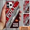 Maxcorners 12 Gauge Shooting Badge Pull Clay Target Personalized Name Trap Shooting Phone Case