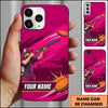 Maxcorners Blue Dynamic Shooter Pull Clay Target Personalized Name Trap Shooting Phone Case