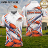 Maxcorners Trap Shooting Clay Target Shotgun Dynamic Motion Graphics Multiple Options Personalized Name, Team Name 3D Shirt