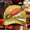 Maxcorners Shattered Clay Target Honeycomb Clay Shooting Personalized Name 3D Cap