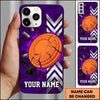 Maxcorners Cracked Clay Target Blue Shooting Sports Personalized Name Trap Shooting Phone Case