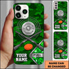 Maxcorners Camouflage Shotguns Pull Clay Target Personalized Name Trap Shooting Phone Case