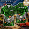 Maxcorners Eagle Golden Wings Multiple Options Personalized Name, Team Name 3D Shirt