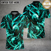 Maxcorners Bowling Eagle Thunder Claw Multiple Options Personalized Name, Team Name 3D Shirt