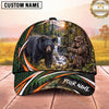 Maxcorners Hunting Skull Archer Forest Waterfall Bow Hunting Design Multiple Options Personalized Name 3D Cap