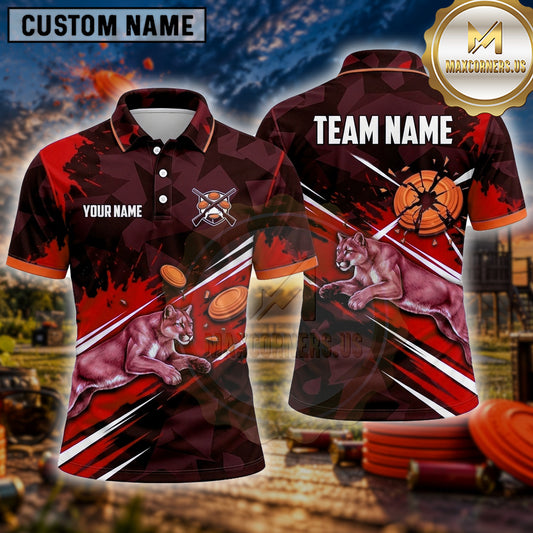 Maxcorners Trap Shooting Shirt Bulldog Fierce Predator Multiple Options Personalized Name, Team Name 3D Shirt