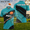 (5 Colors) Maxcorners Trap Shooting PULL Shotgun Clay Target Minimal Slash Multiple Options Personalized Name, Team Name 3D Shirt