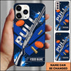 Maxcorners Silver Shotgun Typography Pull Clay Target Personalized Name Trap Shooting Phone Case
