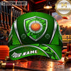 Maxcorners Blue Shield Clay Target Emblem Trap Shooting Personalized Name 3D Cap