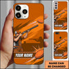 Maxcorners Blue Dynamic Shooter Pull Clay Target Personalized Name Trap Shooting Phone Case