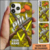 Maxcorners Double Shotgun Chevron Pull Clay Target Personalized Name Trap Shooting Phone Case