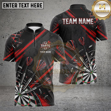 Maxcorners Darts Shirts Dartboard Dynamic Scratch Sport Pattern Multiple Options Personalized Name, Team Name 3D Shirt