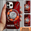 Maxcorners 12 Gauge Silver Shell Clay Target Shooting Personalized Name Trap Shooting Phone Case