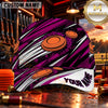 Maxcorners Abstract Racing Stripe Clay Targets Trap Shooting Personalized Name 3D Cap